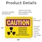 Signmission Radiation & Laser Sign, 12 in H x 18 in W, Vinyl Decal, Rectangle OS-2PACK-CR-D-1218-L-10202 - alternate 3